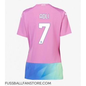 AC Milan Yacine Adli #7 Replik 3rd trikot Damen 2023-24 Kurzarm